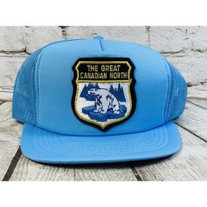 Vintage The Great Canadian North Trucker Hat Mesh Snapback NOS